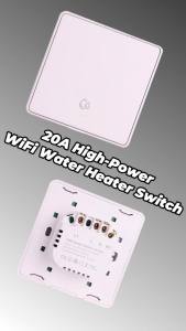 20A 4000W WiFi RF433 Smart Switch For Hot Water Heater Assistant Tuya Wall Switch Power Monitor Work