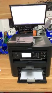 Card in Formater máy in laser Canon mf215 ( FM1 - J901 ) hàng tháo máy đang chạy