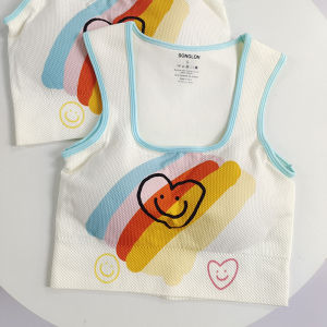 High Elasticity One-Piece Cup Vest Shockproof Gathered High Strength Fitness Yoga Sports Top Womens Ironing Cat Home