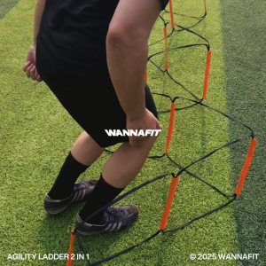 WANNAFIT Agility Ladder 2 in 1 | Tangga Ketangkasan | Alat Olahraga Outdoor