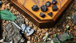 Dungeon Master Tray | Faux & Genuine Leather | RPG Dice Tray | Dungeons and Dragons Dice | DnD Dice tray | D&D Dice