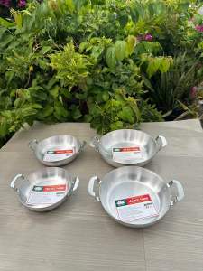 Bộ chảo sâu đáy bằng Tân Đức Thành ( không có nắp ) kho quẹt  chiên cá  xếp cá  bánh mỳ chảo