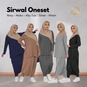 Oneset Sirwal dan Kaos Oversize Rayon Premium Naylatu