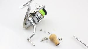 Núm Điều Khiển Máy Câu Cá Bằng Gỗ Siêu Nhẹ EKFan 41mm Có Vòng Bi Hợp Kim Nhôm 7*4*2.5mm Phụ Kiện Tự Chế Cho Máy Câu Lure A/S/D