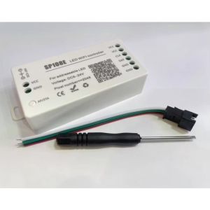 Sp108e Led Wi-fi ซูมเบญู controller อุปกรณ์ควบคุมไฟ Led แบบไฟูรัส สำหรับ 2811-2812 และไฟอื่นๆมากมาย