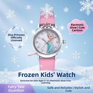 TEKANAI | Elsa Cartoon Electronic Light-up Childrens Watch