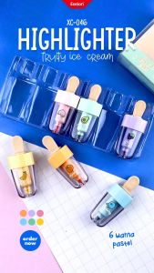 1pack Stabilo Ice Cream Fruit 046 / 6pcs warna Highlighter