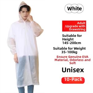 SUNSHINEWORLD | Heavy Rain Protection Long Disposable Raincoat for Adults and Kids