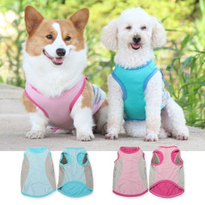 Hamshmoc Cooling Dog Harness Reflective Sun-Proof Dog Vest Summer Cool and Comfortable Easy to Use Pet Vest for Outdoor Hunting Training and Camping