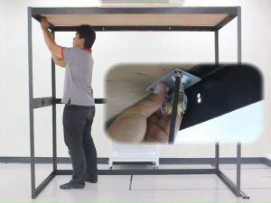 ราวแขวนผ้าอลูมิเนียม ติดเพดาน ปรับเลื่อนได้ ความยาว 2 เมตร สีเหลือง NL HOME | ZGW-760D1