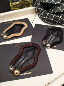 Cloud Shaped BB Hair Clips Korean Style Elegant Hair Accessories Side Clips for Fringes Handmade Original Fashion Jewelry