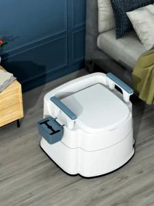 Ghế Ngồi toilet Khử Mùi Tiện Dụng 2 chức năng Bồn cầu di động cao cấp có tay vịn tựa lưng đệm có hộp giấy siêu chịu lực dành cho trẻ em người già phụ nữ s
