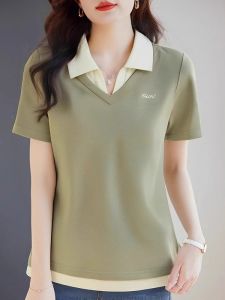 QIAOXIZI | Fashionable Slimming T-shirt for Women 2025 New Arrival