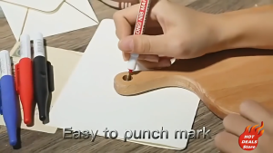 20mm Long Tip Deep Hole Marker Pen Permanent Extension Marker For Metal Perforating Long nib marker pen Waterproof Construction Markers