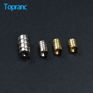 Topranc Fishing Sinkers Set Brass Sinker Weights Jig Threaded Through Center Fishing Sinker Fishing Weight Accessories