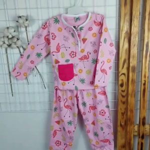 Setelan Piyama Baju Tidur Anak Perempuan CMGKIDS Katun Combed