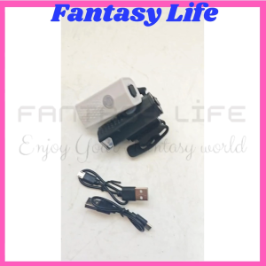 Fantasy Lampu Depan Sepeda LED Dapat Di isi Ulang di cas Dengan USB Praktis
