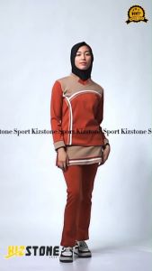 Setelan Baju Olahraga Wanita / Setelan Baju Olahraga Muslimah / Set Baju Senam Wanita