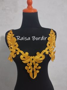 renda bordir aplikasi dada/aksesoris tari