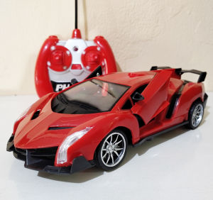 RC Modern Team Mobil Sports Buka Pintu & Remote Control Lampu Depan + Bonus 5 Baterai