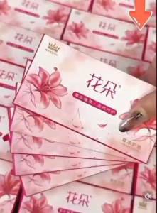 Băng vệ sinh thảo dược Trung Quốc Bảo trì thoáng khí và kháng khuẩn hoa sen tuyết