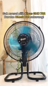 Kipas Angin Tornado GMC 722 Desk & Wall Fan 2IN1 12 inch 40W SNI