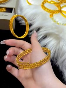 Heavy Duty Glowing Disco Three Lives Three Worlds Open Hand Bracelet ผู้หญิง สร้อยข้อมือ Transfiguration ธรรมชาติสุดยอดนิยม