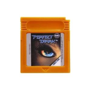 Bandai | Perfect Dark GBC Game Cartridge Perfect Dark 9 Colors Shells with Battery Video Game Console Card Rewritable/USA Version
