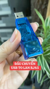 Đầu chuyển USB ra Lan RJ45 / USB Lan