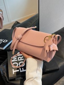 Meredith Womens Mini Crossbody Bag New 2024 Fashion High-End Leather Soft Skin Triangle Bag Envelope Pack For Daily Matching