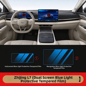 Interior Protection Film Central Control Screen Protector Tempered Glass Rear Air Conditioning Accessories Modification