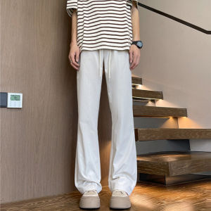 JIARONG | Cool and Lightweight Ice Silk Slim Fit Flare Pants for Men
