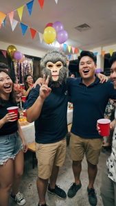 Halloween Monkey Style Mask With Hair PP Costume Accessory For Carnival Parties And Costume Events