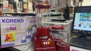 Máy xay sinh tố 3 cối đa năng Koreno Thái Lan dung tích 1.2L công suất 300W bảo hành 12 tháng
