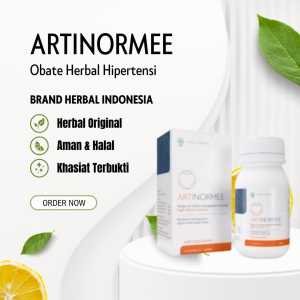 Artinormee Asli Original Obat Hipertensi Tekanan Darah Tinggi Stroke Dan Jantung - Artinormee 100% Asli Obat Jantung