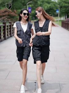 Jpdun Câu Cá Nhanh Khô Áo Hai Dây Dành Cho Nam Và Nữ Thoáng Khí Lưới Nhẹ Câu Cá Du Lịch Áo Khoác Xuân Hè Mùa Thu Nhiều Túi