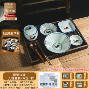 ชามกินเส้นใหญ่แบบดั้งเดิมสำหรับใช้ในบ้านและพาณิชย์ ชามไก่ ชามทรงหมวก ชามสำหรับผัดเส้น ชามสำหรับผัดข้าว