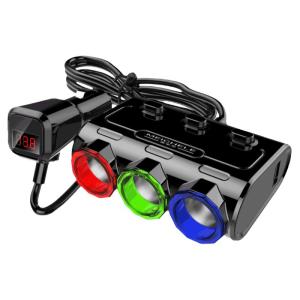 Three-Port Car Charger Splitter