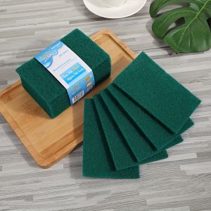 10pcs Scouring Pad Scrubs Dish Towels Thickened Scouring Pad For Bowl Washing Pot Bottom Cleaning
