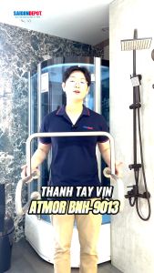 Tay vịn cho người cao tuổi người khuyết tật thuận tiện di chuyển trong nhà vệ sinh nhà tắm | ATMOR BNH-9013