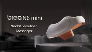 breo N6 mini เครื่องนวดคอ บ่า ไหล่ Neck&Shoulder Massager นวัตกรรม Hall Sensor ตรวจจับสรีระ หัวนวดดอกพลัมเข้าถึงพังผืด