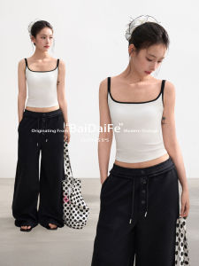 BAIDAIFEI | Breast Concealing Strap Design Sleeveless Vest for Women