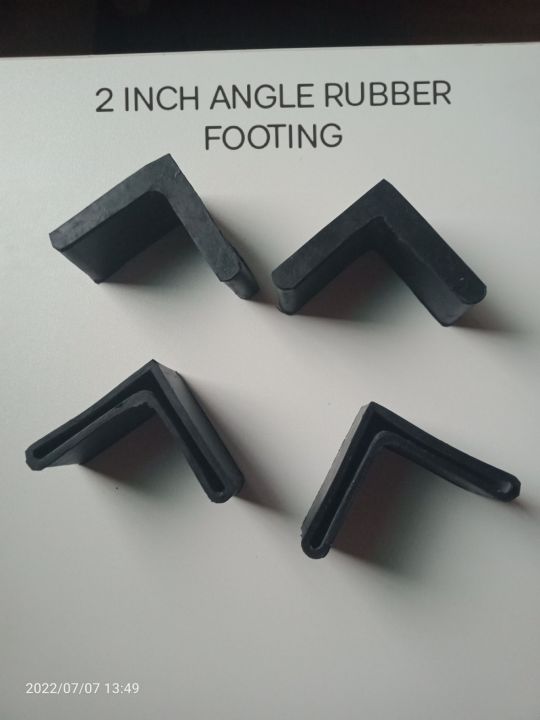2 INCH ANGLE RUBBER FOOTING sold per piece Lazada PH