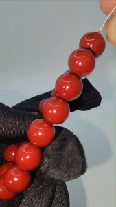 (SG Seller Ready Stocks) High Grade Natural Cinnabar Bracelet 12mm+ 高级天然朱砂手链 12+毫米