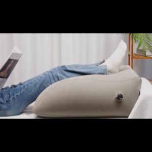 Leg Elevation Pillow Inflatable Wedge Pillows Comfort Leg Pillows for Sleeping Improve Circulataion and Reduce Swelling Suitable for improving Sleep Quality Pregnant Surgery and Injury Recovery Cushion Pillow