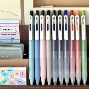 Zebra | Stylish Clickable Colorful Transparent Large Capacity Quick Drying Smooth Writing Ballpoint Pen 0.5mm