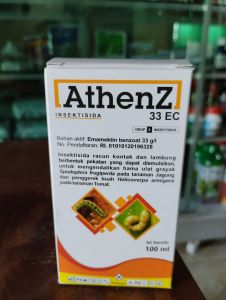 Athenz 33EC Emamectin Benzoat Insektisida Ulat Grayak FAW Jagung 100ml Original