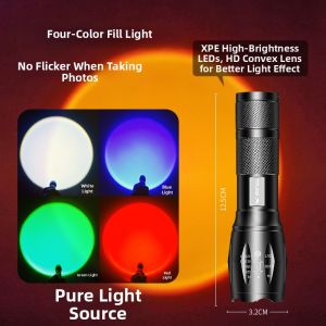SMILING SHARK | RGB LED Light Atmosphere Enhancer White Yellow Orange