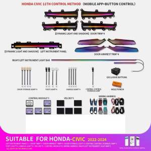[Honda CRV] OEM Interior RGB LED Ambient Light