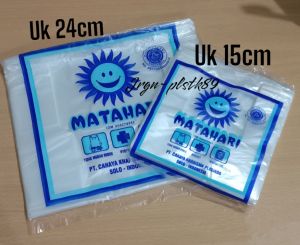 Kantong Plastik Kresek Bening Asoy Matahari Uk 15cm dan 24cm